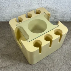 Table Bacco Artemide 60s, Sergio Mazza design - Vintage Plastic Age Mobile Bar Made in Italy