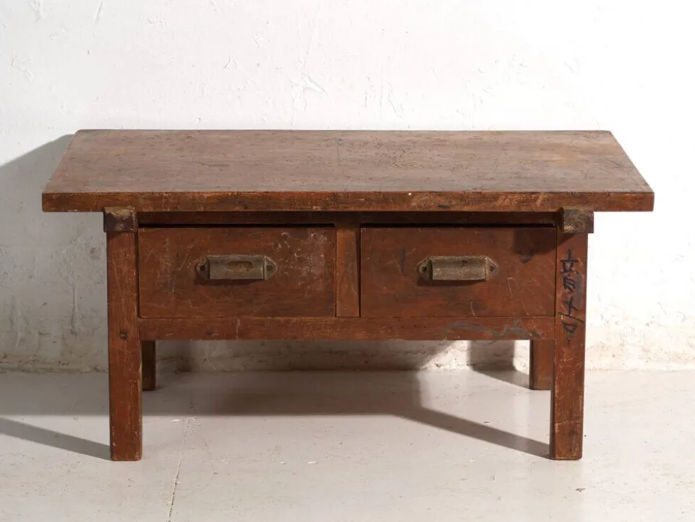 Table basse ancienne japonaise en bois – Japon, vers 1930