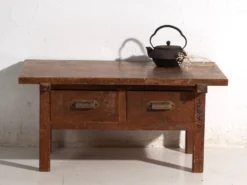 Table basse ancienne japonaise en bois – Japon, vers 1930