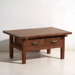 Table basse ancienne japonaise en bois – Japon, vers 1930