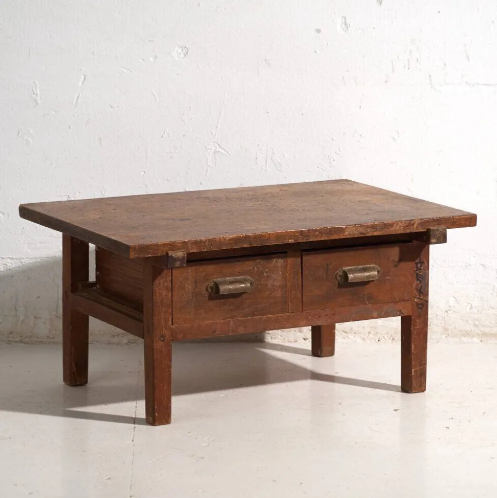 Table basse ancienne japonaise en bois – Japon, vers 1930