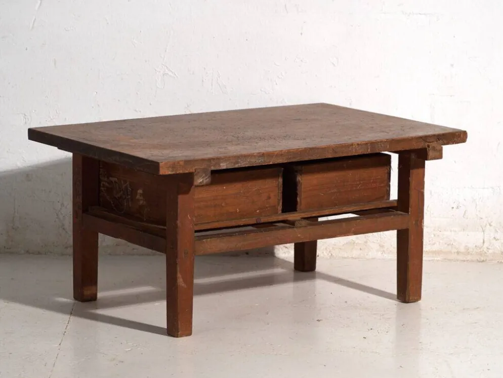 Table basse ancienne japonaise en bois – Japon, vers 1930