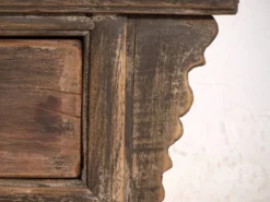 Table basse ancienne à tiroirs en bois de pin – Chine, vers 1900