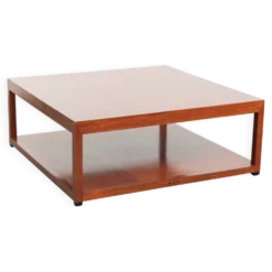 Table basse Art Déco carrée en bon état