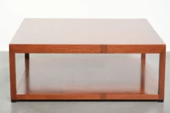 Table basse Art Déco carrée en bon état