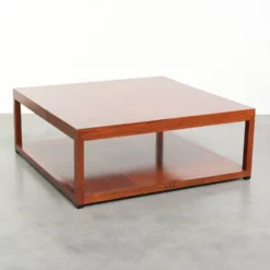 Table basse Art Déco carrée en bon état
