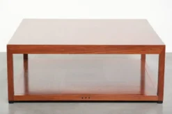 Table basse Art Déco carrée en bon état