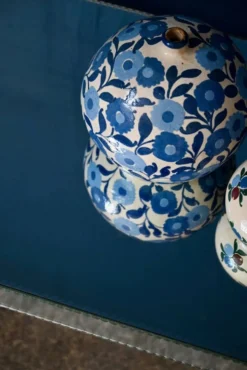 Table basse Art Déco miroir biseauté années 40 bohème chic