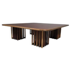 Table basse Artona Africa par Afra & Tobia Scarpa pour Maxalto, années 1970.