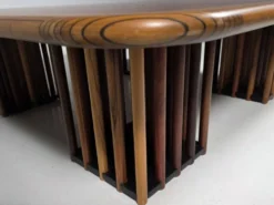 Table basse Artona Africa par Afra & Tobia Scarpa pour Maxalto, années 1970.