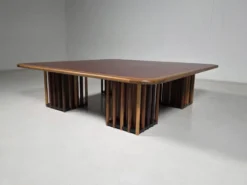 Table basse Artona Africa par Afra & Tobia Scarpa pour Maxalto, années 1970.