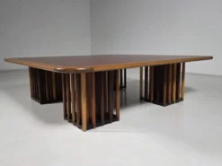 Table basse Artona Africa par Afra & Tobia Scarpa pour Maxalto, années 1970.