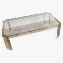 Table basse Athena par David Lange. 1970. 120x70.