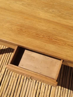 Table basse bambou - rénovée - pièce unique