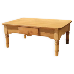 Table basse bambou - rénovée - pièce unique