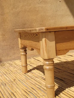 Table basse bambou - rénovée - pièce unique