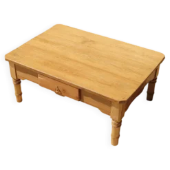 Table basse bambou - rénovée - pièce unique