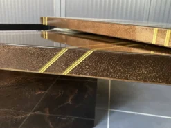 Table basse bar Guy Lefèvre pour Ligne Roset vintage 1970