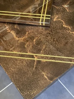 Table basse bar Guy Lefèvre pour Ligne Roset vintage 1970
