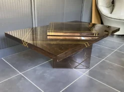 Table basse bar Guy Lefèvre pour Ligne Roset vintage 1970