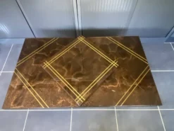 Table basse bar Guy Lefèvre pour Ligne Roset vintage 1970