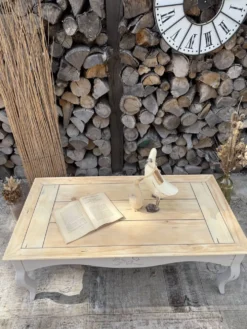 Table basse bois ancienne rénovée