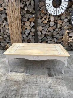 Table basse bois ancienne rénovée