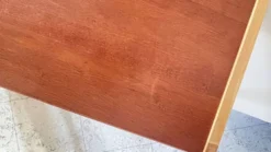 Table basse bois exotique vintage