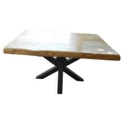 table basse bois massif chataignie de france