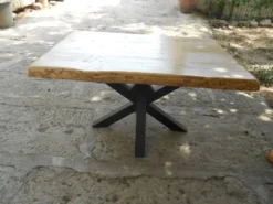 table basse bois massif chataignie de france