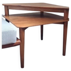 Table basse, bout de canapé scandinave en bois, années 1960-1970