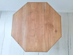 Table basse / bout de canapé / Table d'appoint tripode plateau octogone