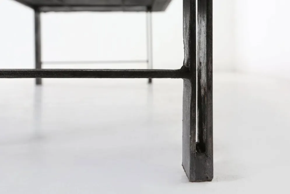 Table basse brutaliste en pierre brésilienne par Pia Manu, 1960