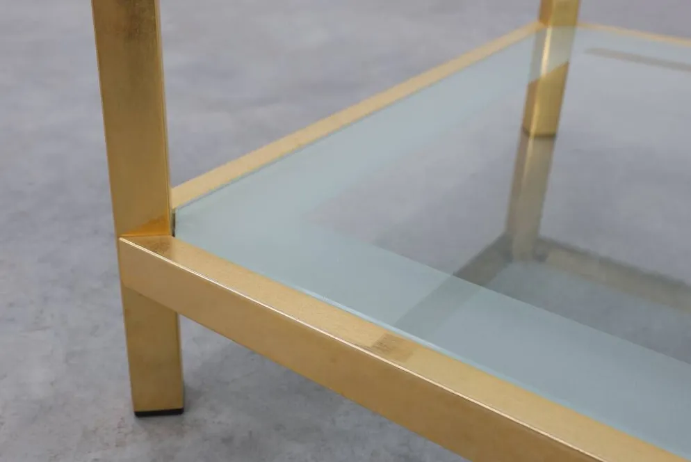 Table basse carrée Mid-Century par Fedam, Belgique