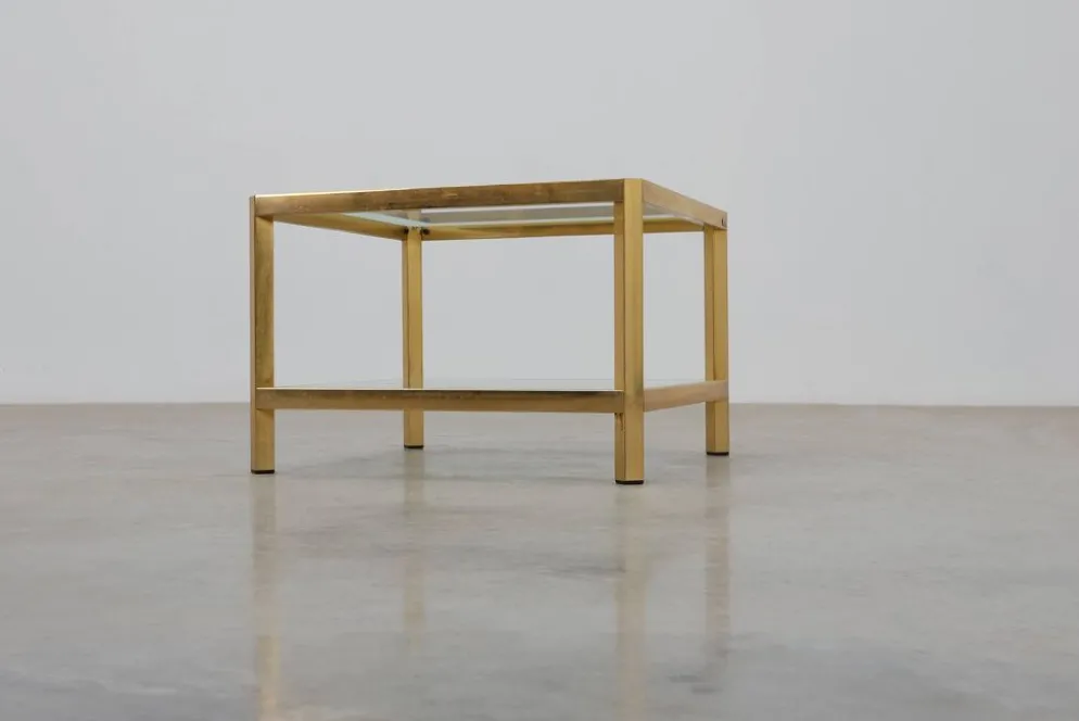 Table basse carrée Mid-Century par Fedam, Belgique