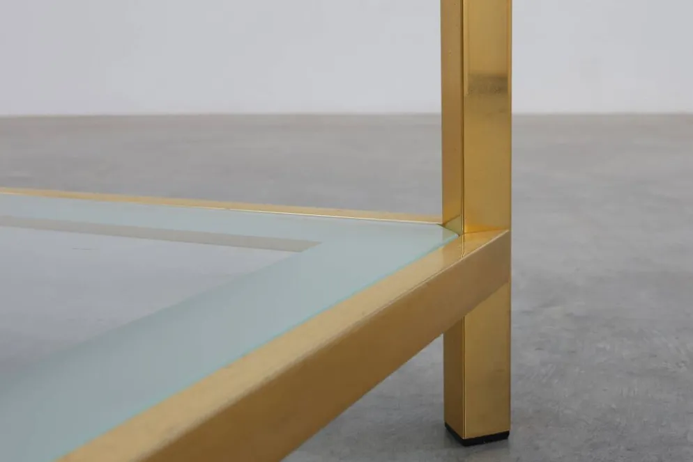 Table basse carrée Mid-Century par Fedam, Belgique