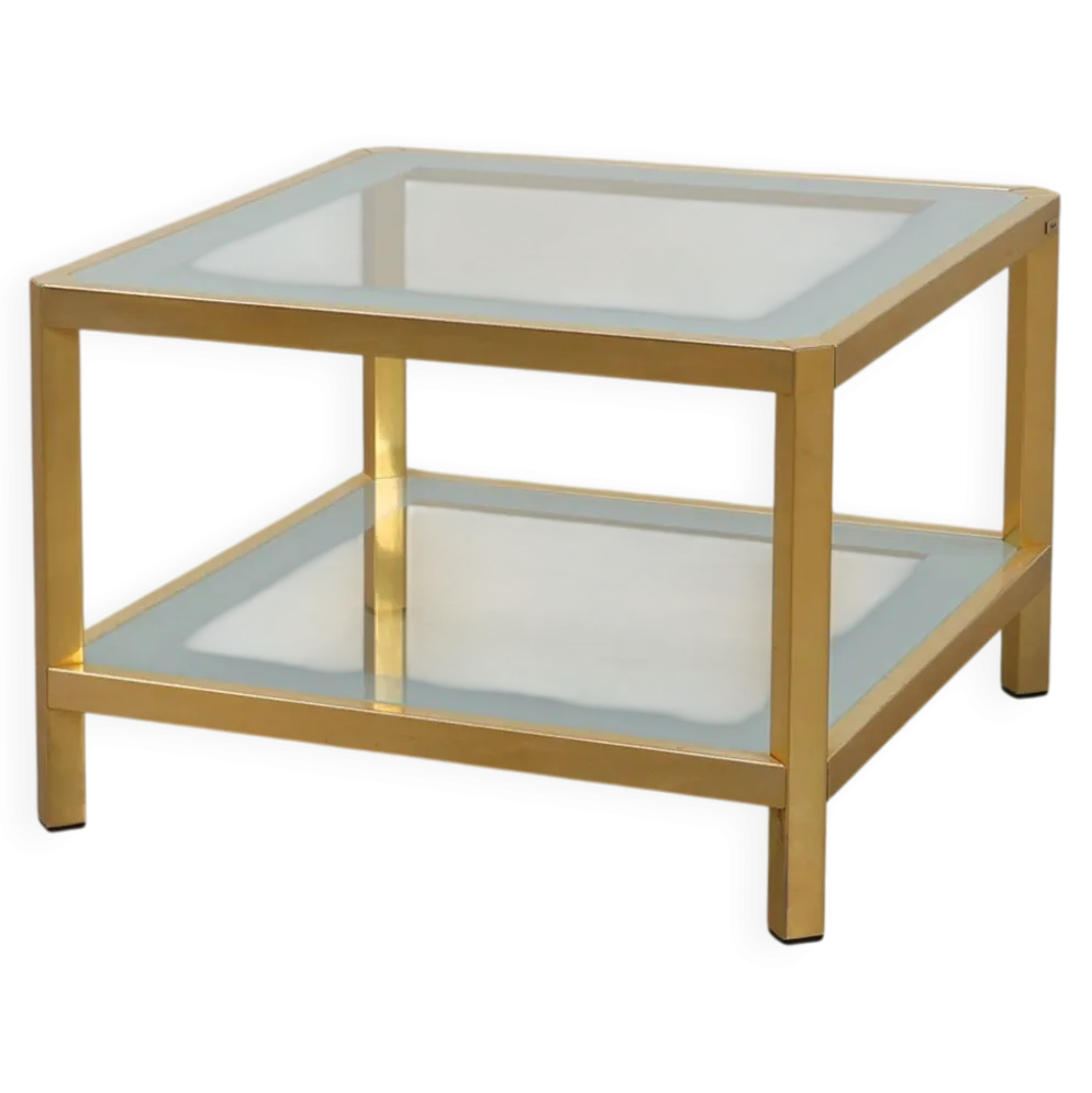 Table basse carrée Mid-Century par Fedam, Belgique