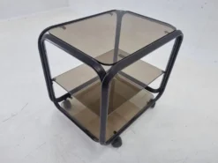 Table basse chariot des années 1970, Italie.