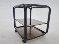 Table basse chariot des années 1970, Italie.