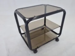 Table basse chariot des années 1970, Italie.