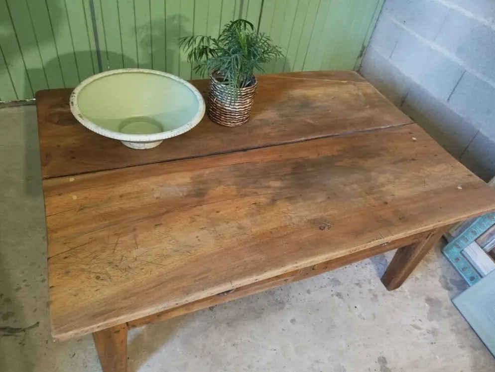 Table basse de ferme ancienne