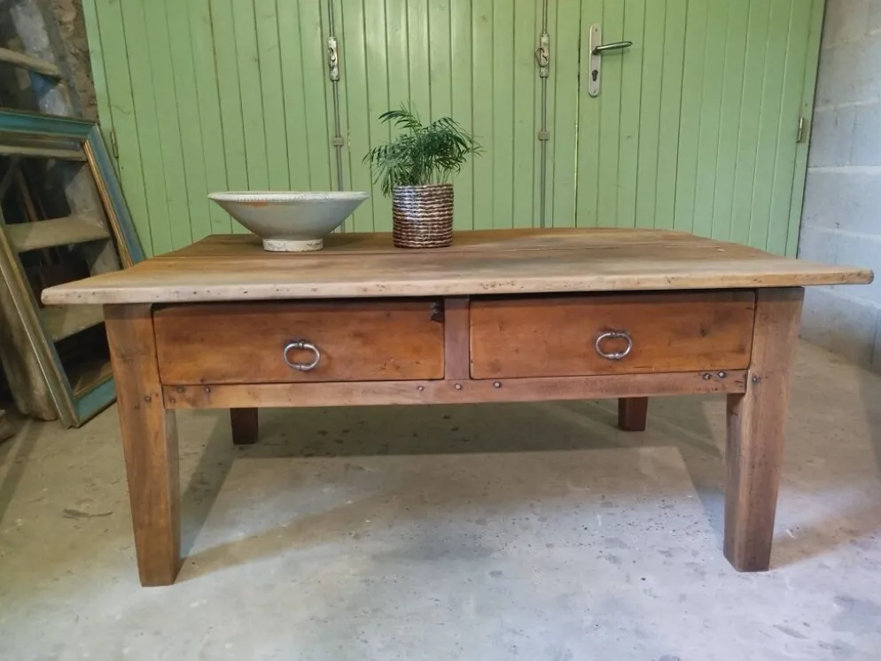 Table basse de ferme ancienne
