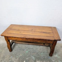 Table basse de ferme en chêne massif