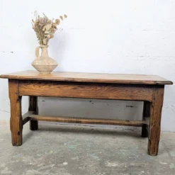 Table basse de ferme en chêne massif