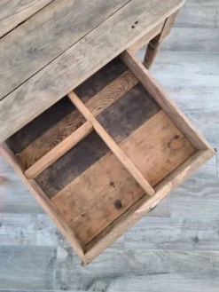 Table basse de ferme style campagne en chêne
