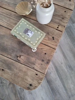 Table basse de ferme style campagne en chêne