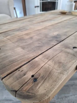 Table basse de ferme style campagne en chêne