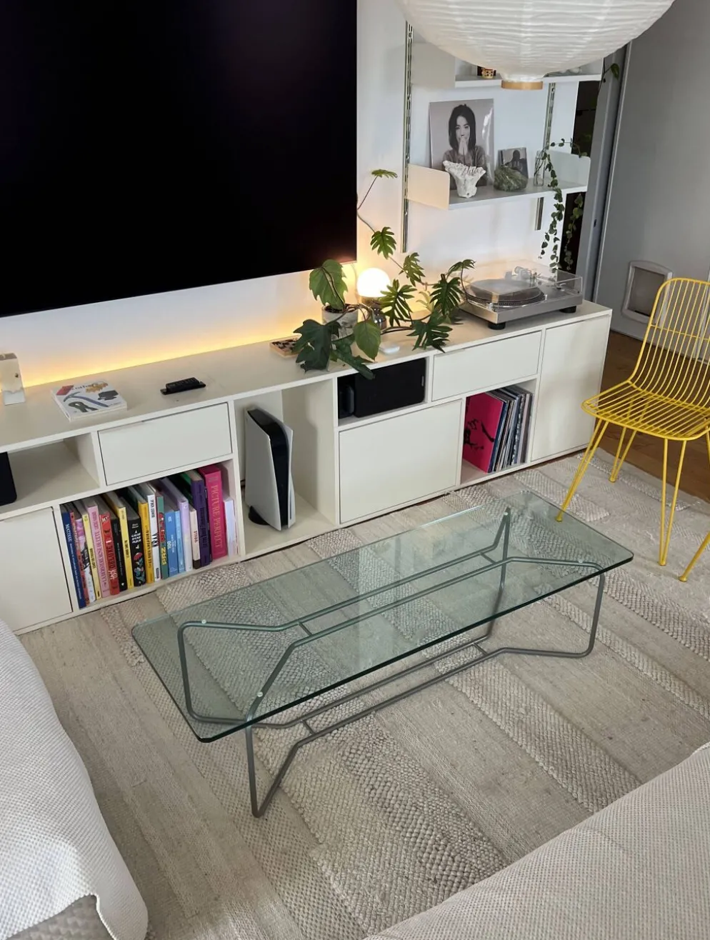 Table basse design moderniste (Style Bauhaus / Space Age)