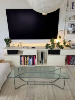 Table basse design moderniste (Style Bauhaus / Space Age)