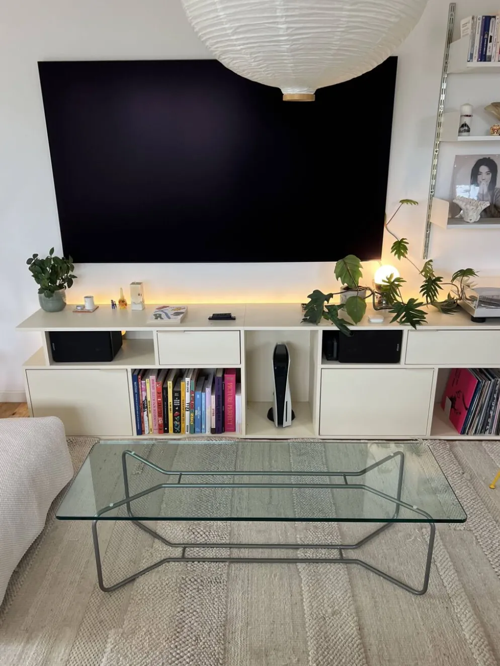 Table basse design moderniste (Style Bauhaus / Space Age)